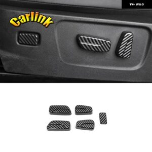 いすゞ D-MAX DMAX 2021-23 ABS カーボン窓ガラス昇降 ボタン スイッチ 装飾 ステッカー 4個 - Seat adjustment A