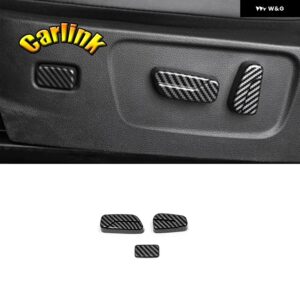 いすゞ D-MAX DMAX 2021-23 ABS カーボン窓ガラス昇降 ボタン スイッチ 装飾 ステッカー 4個 - Seat adjustment B