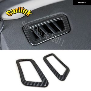 エクストレイル XTRAIL T32 ローグ 2014-2020 ABS カーボン/マット ギア シフト ノブ ステッカー パネル フレーム カバー トリム カー スタイリング - Small air outlet