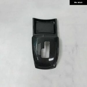 エクストレイル XTRAIL T32 ローグ 2014-2020 ABS カーボン/マット ギア シフト ノブ ステッカー パネル フレーム カバー トリム カー スタイリング - carbon fiber