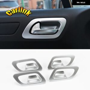 シトロエン C4 2016 ABS クローム車フロント読書ランプシェード ライトランプ パネル 装飾 カバー トリム カー スタイリング 1個 - Inner door bowl