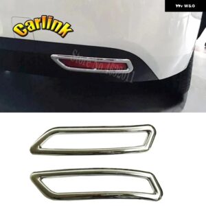 シトロエン C4 ABS クローム燃料 タンクキャップ 装飾 ステッカー カバー トリム 部品 外装 1個 - Rear fog lamps