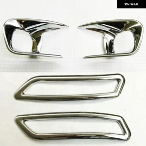 シトロエン C4 ABS クローム燃料 タンクキャップ 装飾 ステッカー カバー トリム 部品 外装 1個 - 4 piece set