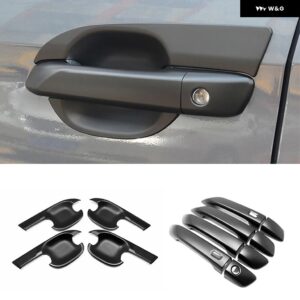 いすゞ D-MAX DMAX 2021 22 23 ABS ブラック LHD トリム フロントとリア ヘッドライト カバー ハンドルボウル燃料 タンクキャップ - 12 PCS