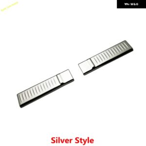 スズキ リアバンパー プロテクター プレートフェンダーカバー ガード外面 トリム スイフト ZC/ZD 2024 2025 アクセサリー - Silver