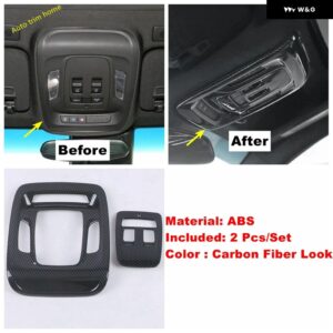 カーボンウィンドウリフト ボタン ステアリングホイール 読書灯ランプカバー トリム キャデラック CT5 CT5-V 2020 - 2022 カーアクセサリー - Model H