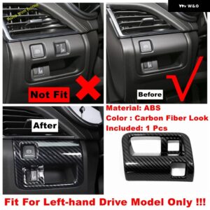 カーボンウィンドウリフト ボタン ステアリングホイール 読書灯ランプカバー トリム キャデラック CT5 CT5-V 2020 - 2022 カーアクセサリー - Model B