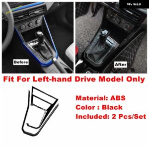 ウィンドウリフト ボタン ピラー A スピーカー エア AC ベント フレーム ギアシフター パネル カバー トリム VW ポロ 2019 - 2023 カーアクセサリー - Model F