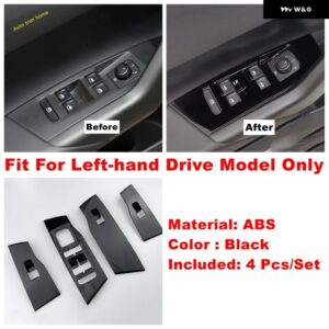 ウィンドウリフト ボタン ピラー A スピーカー エア AC ベント フレーム ギアシフター パネル カバー トリム VW ポロ 2019 - 2023 カーアクセサリー - Model B