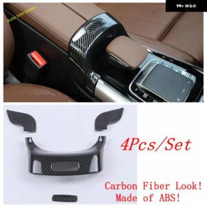 ギア シフト ボックス コントロール パネル ウィンドウリフト ボタン カバー トリム ベンツ Bクラス W247 2019 - 2022 / GLB 180 200 X247 2020 - 2024 - Gear Shift Box a