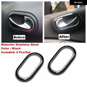 エア AC ベント フレーム / ドアハンドル ボウル/ウィンドウリフト ボタン カバー トリム スマート 453 フォーツー 2015-2020 カーアクセサリー - Model F