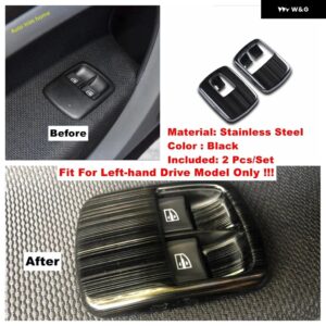 エア AC ベント フレーム / ドアハンドル ボウル/ウィンドウリフト ボタン カバー トリム スマート 453 フォーツー 2015-2020 カーアクセサリー - Model A