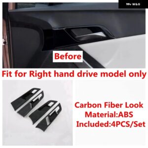 インテリア ウィンドウ スイッチ パネル インナー ドアハンドル ボウルカバー トリム MG 4 EV 2023 2024 装飾 フレーム - For Right Hand Drive5