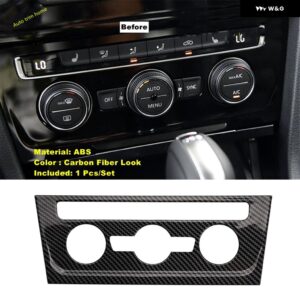 ウィンドウリフト ボタン エア AC コン セントラ イト コントロール パネル カバー トリム VW ゴルフ 7 7.5 MK7 ハッチバック 2014 - 2019 アクセサリー - Model E