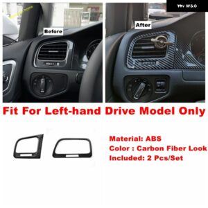 ウィンドウリフト ボタン エア AC コン セントラ イト コントロール パネル カバー トリム VW ゴルフ 7 7.5 MK7 ハッチバック 2014 - 2019 アクセサリー - Model F