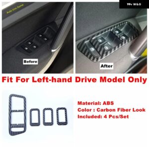 ウィンドウリフト ボタン エア AC コン セントラ イト コントロール パネル カバー トリム VW ゴルフ 7 7.5 MK7 ハッチバック 2014 - 2019 アクセサリー - Model A