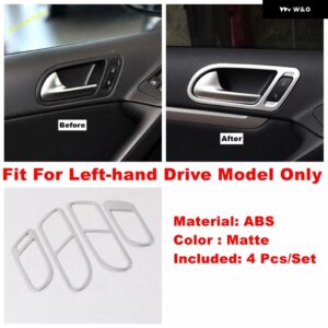 エア AC ベント ドアハンドル ボウル ヘッドライト コントロール パネル ステアリングホイール カバー トリム VW ティグアン MK1 2008 - 2015 - Model E