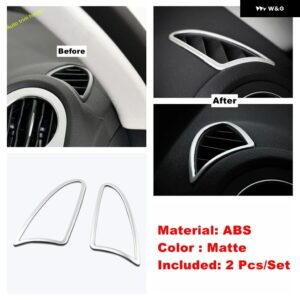 エア AC ベント ドアハンドル ボウル ヘッドライト コントロール パネル ステアリングホイール カバー トリム VW ティグアン MK1 2008 - 2015 - Model F