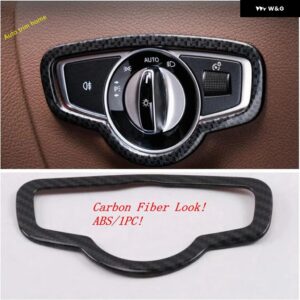 エア AC ベント/ ヘッドランプ ライト/ウォーターカップ ホルダー /シアー調整カバー トリム ベンツ Eクラス W213 2016 - 2021 カーアクセサリー - Model B