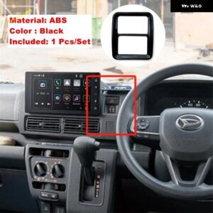 ハザード灯 ランプ 収納 ボックス ドアハンドル ボウル ギア シフト パネル カバー トリム ダイハツ アトレーハイゼット 2022+カーアクセサリー - Model A