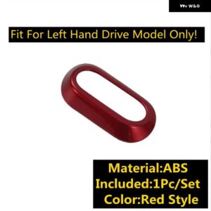 ABS ウィンドウリフト ボタン ヘッドライト ランプ スイッチ ステアリングホイール 装飾 フレーム カバー トリム スマート 1 1 2023 2024 カーアクセサリー - Head Lamp a