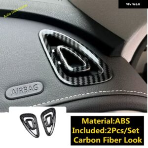 ABS ウィンドウリフト ボタン ヘッドライト ランプ スイッチ ステアリングホイール 装飾 フレーム カバー トリム スマート 1 1 2023 2024 カーアクセサリー - Small AC Outlet c