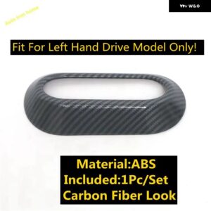 ABS ウィンドウリフト ボタン ヘッドライト ランプ スイッチ ステアリングホイール 装飾 フレーム カバー トリム スマート 1 1 2023 2024 カーアクセサリー - Head Lamp c