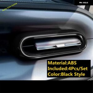 ABS ウィンドウリフト ボタン ヘッドライト ランプ スイッチ ステアリングホイール 装飾 フレーム カバー トリム スマート 1 1 2023 2024 カーアクセサリー - AC Outlet Vent a