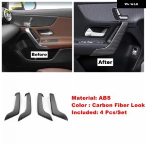 エア アウトレット AC ベントウィンドウリフト ボタン ギア シフト ボックス ドアハンドル ボウルカバー トリム ベンツ Aクラス W177 A200 A220 2019 - 2024 - Model D