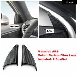 エア アウトレット AC ベントウィンドウリフト ボタン ギア シフト ボックス ドアハンドル ボウルカバー トリム ベンツ Aクラス W177 A200 A220 2019 - 2024 - Model A