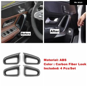 エア アウトレット AC ベントウィンドウリフト ボタン ギア シフト ボックス ドアハンドル ボウルカバー トリム ベンツ Aクラス W177 A200 A220 2019 - 2024 - Model C