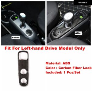 ダッシュボード エア AC ベント ギア シフト コントロール パネル ドアハンドル ボウルカバー トリム スマートフォーツー 451 2009 - 2015 カーアクセサリー - Model G