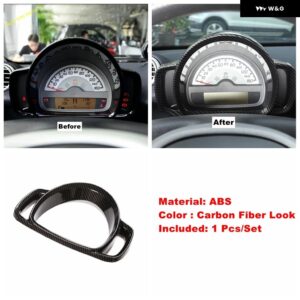 ダッシュボード エア AC ベント ギア シフト コントロール パネル ドアハンドル ボウルカバー トリム スマートフォーツー 451 2009 - 2015 カーアクセサリー - Model H