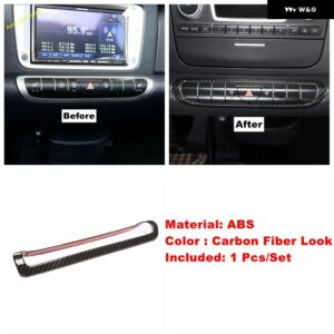 ダッシュボード エア AC ベント ギア シフト コントロール パネル ドアハンドル ボウルカバー トリム スマートフォーツー 451 2009 - 2015 カーアクセサリー - Model D