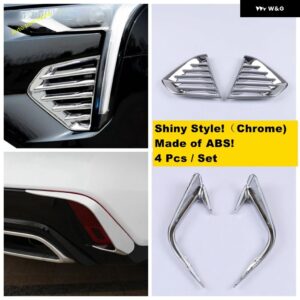 ABSクロームフロント フォグランプ ランプテールリアバンパー フォグランプ アイブロウ 装飾 ストリップカバー トリム キャデラック CT4 2020 - 2022 - Model C