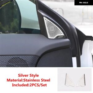 インテリア ドア スピーカー オーディオ スピーカー カバー トリム MG 7 MG7 2023 2024 2025 ステンレス フレーム - Model G