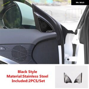 インテリア ドア スピーカー オーディオ スピーカー カバー トリム MG 7 MG7 2023 2024 2025 ステンレス フレーム - Model H
