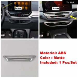 ABS マット アームレスト ボックス /ウィンドウリフト ボタン /エア AC アウトレット ベント/ウォーターカップ ホルダー パネル カバー トリム VW ID.4 ID4 - Model F