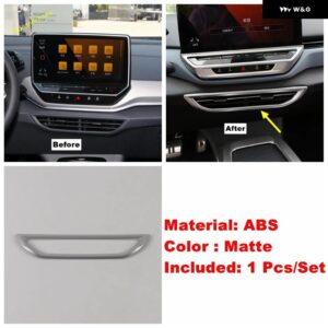 ABS マット アームレスト ボックス /ウィンドウリフト ボタン /エア AC アウトレット ベント/ウォーターカップ ホルダー パネル カバー トリム VW ID.4 ID4 - Model J