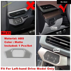 ABS マット アームレスト ボックス /ウィンドウリフト ボタン /エア AC アウトレット ベント/ウォーターカップ ホルダー パネル カバー トリム VW ID.4 ID4 - Model B