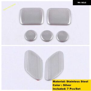 インナーウィンドウピラー A サウンド アンプルーフ ステレオ スピーカー オーディオ 装飾 フレーム カバー トリム キャデラック CT4 2020 - 2022 - Model F