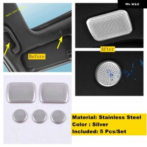 インナーウィンドウピラー A サウンド アンプルーフ ステレオ スピーカー オーディオ 装飾 フレーム カバー トリム キャデラック CT4 2020 - 2022 - Model C