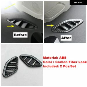 ウィンドウリフト ボタン / ヘッドライト ランプ / ピラー A スピーカー / エアコン 吹き出し口 AC ベントカバー トリム MG ZS EV 2018 - 2023 - Model D