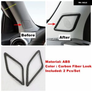 ウィンドウリフト ボタン / ヘッドライト ランプ / ピラー A スピーカー / エアコン 吹き出し口 AC ベントカバー トリム MG ZS EV 2018 - 2023 - Model A