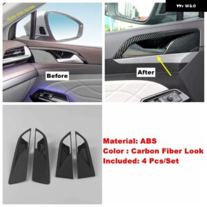 ウィンドウリフト ボタン / ヘッドライト コントロール パネル / ステアリングホイール / エアコン ACベントカバー トリム VW ID.6 ID6 2022 - 2024 - Model E