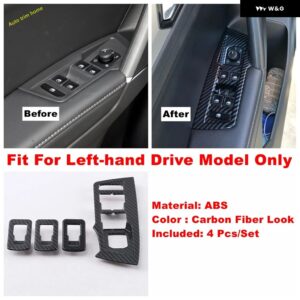 水カップ ホルダー ドア スピーカー 窓リフト ボタン エア アウトレット AC ベント 装飾 フレーム カバー トリム VW ティグアン MK2 2016 - 2023 - Model A