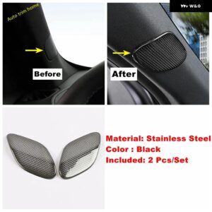 ピラー ツイーターポストルーフ ステレオ スピーカー スピーカー ホーンフードカバー トリム キャデラック CT5 CT5-V 2020 - 2022 カーアクセサリー - Model A