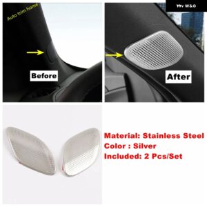 ピラー ツイーターポストルーフ ステレオ スピーカー スピーカー ホーンフードカバー トリム キャデラック CT5 CT5-V 2020 - 2022 カーアクセサリー - Model B