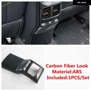 ステアリングホイール シフト パネル 空調 ベント AC コンセント 装飾 フレーム カバー トリム MG ZS EV 2018 - 2024 カーアクセサリー - Model C