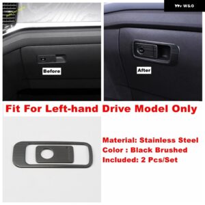 ダッシュボード エア AC ベントウィンドウリフト ボタン ヘッドランプ トランク コントロール パネル カバー トリム VW アトラス TERAMONT 2021 2022 - Model J